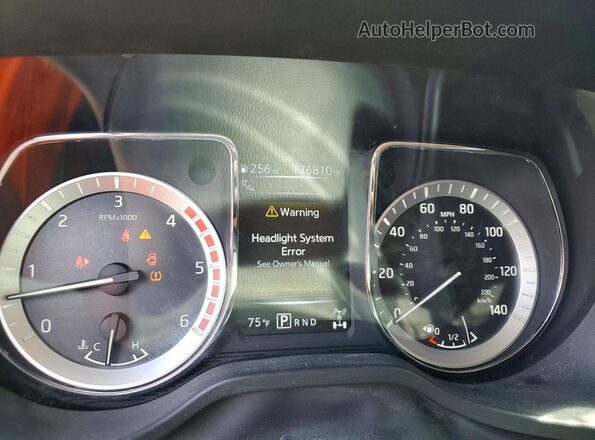 1N6BA1F40GN516679 2016 NISSAN TITAN White Instrument cluster view