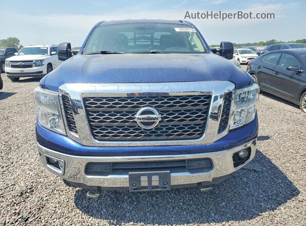 1N6BA1F42JN523866 2018 NISSAN TITAN Синий Вид спереди