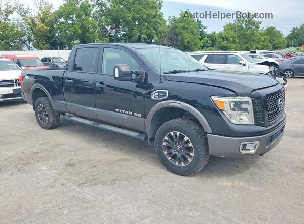 1N6BA1F45GN506732 2016 NISSAN TITAN Черный Передняя правая четверть