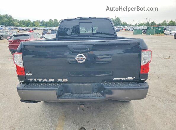 1N6BA1F45GN506732 2016 NISSAN TITAN Черный Вид сзади