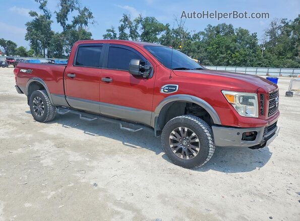 1N6BA1F45GN517052 2016 NISSAN TITAN Burgundy Przód prawy