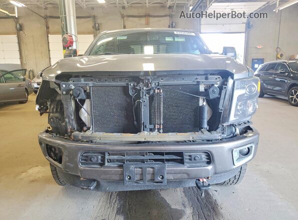 1N6BA1F45JN524882 2018 NISSAN TITAN Gray Vista frontal