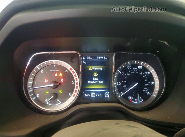 1N6BA1F45JN524882 2018 NISSAN TITAN Gray Vista del cuadro de instrumentos