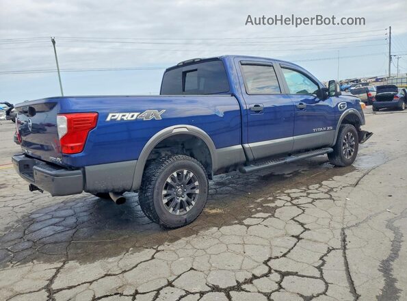 1N6BA1F47GN503122 2016 NISSAN TITAN Blue Задня права чверть