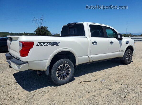 1N6BA1F47KN506563 2019 NISSAN TITAN Белый Задняя правая четверть