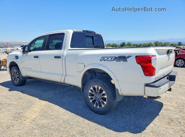 1N6BA1F47KN506563 2019 NISSAN TITAN Белый Задняя левая четверть