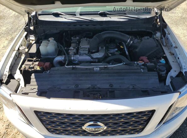 1N6BA1F47KN506563 2019 NISSAN TITAN Белый Вид задней части салона