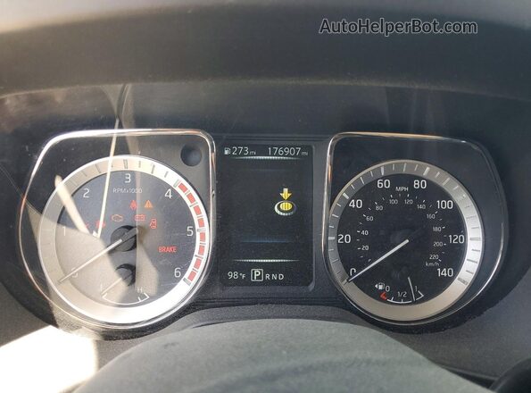 1N6BA1F48GN504568 2016 NISSAN TITAN Orange ხელსაწყოთა პანელის ხედი