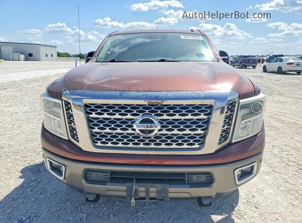 1N6BA1F48GN504568 2016 NISSAN TITAN Orange წინა ხედი