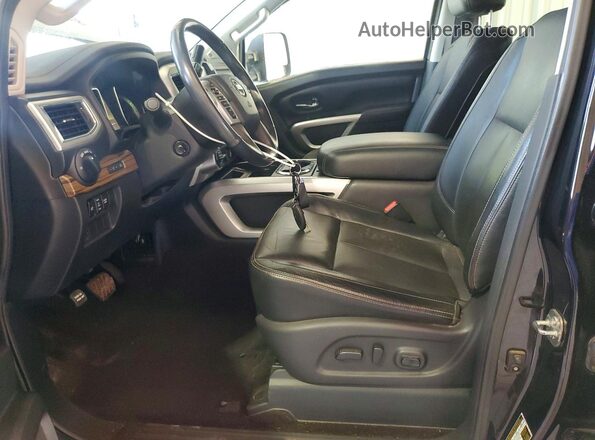 1N6BA1F48HN507097 2017 NISSAN TITAN Black Սալոնի դիմացի տեսք