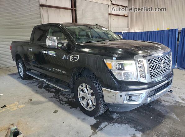 1N6BA1F48HN507097 2017 NISSAN TITAN Black VIN կոդի պիտակի տեսք