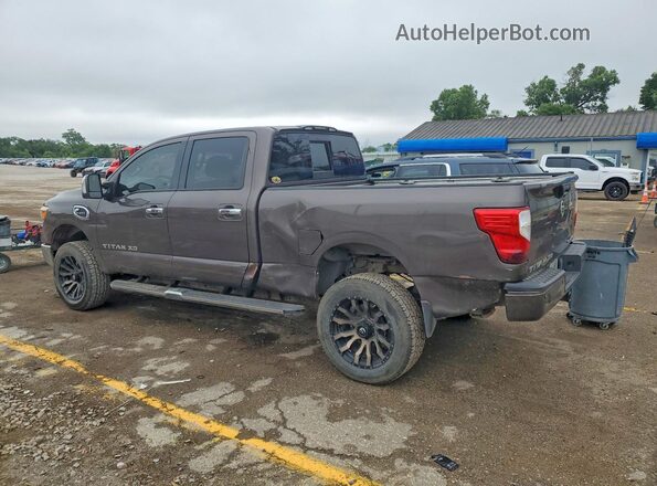 1N6BA1F48HN545350 2017 NISSAN TITAN Brown Trasero izquierdo