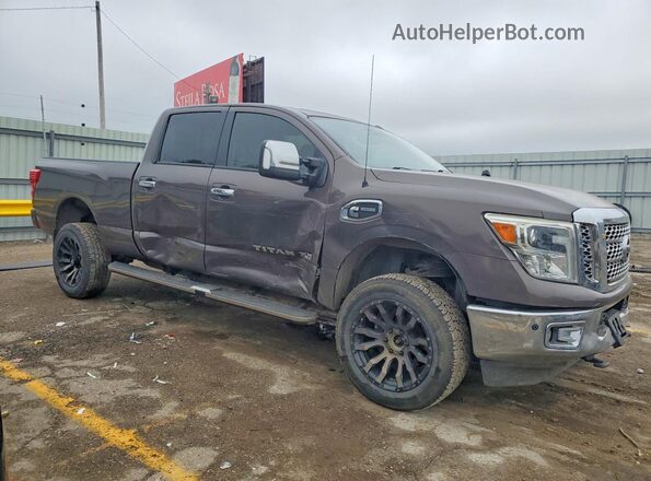 1N6BA1F48HN545350 2017 NISSAN TITAN Brown Delantero derecho