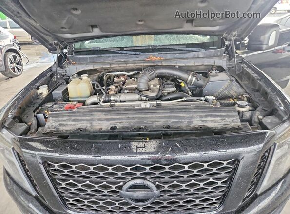1N6BA1F48KN507592 2019 NISSAN TITAN Black Widok wnętrza z tyłu