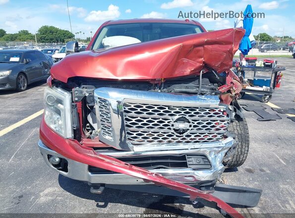 1N6BA1F49GN517328 2016 NISSAN TITAN XD Red უკანა სალონის ხედი