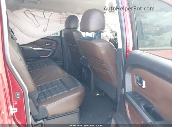 1N6BA1F49GN517328 2016 NISSAN TITAN XD Red VIN კოდის სტიკერის ხედი