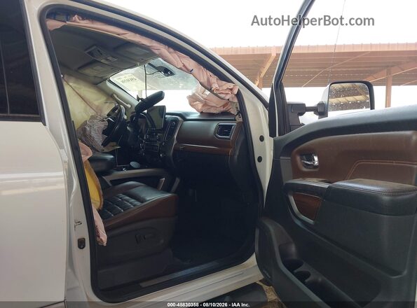 1N6BA1F49HN566840 2017 NISSAN TITAN XD White წინა სალონის ხედი
