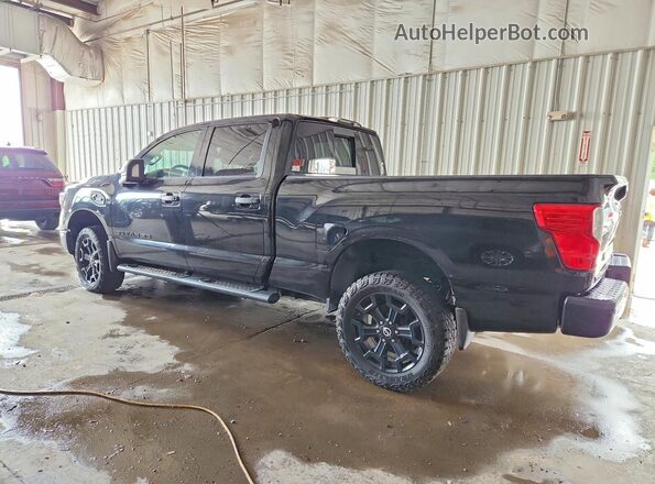 1N6BA1F4XJN516017 2018 NISSAN TITAN Black Tył lewy