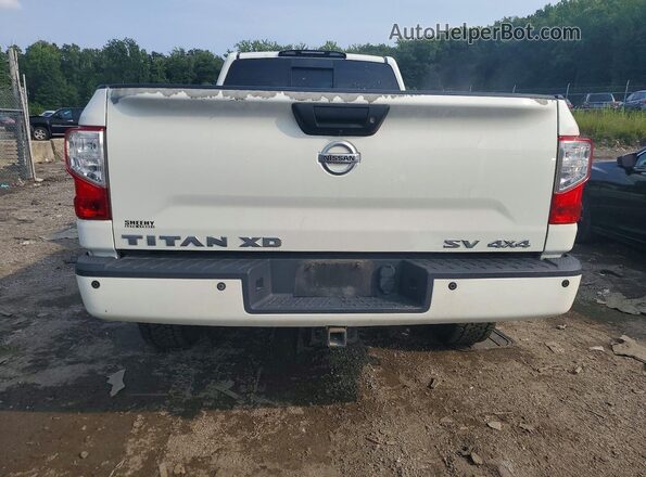 1N6BA1RP1HN537869 2017 NISSAN TITAN Белый Вид задних сидений