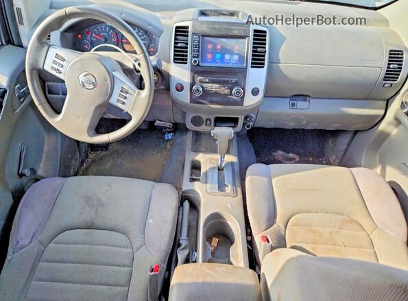 1N6BD0CT1KN733048 2019 NISSAN FRONTIER Black Вид панелі приладів