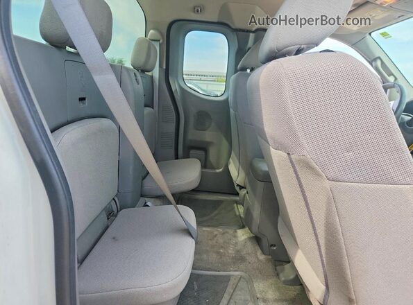 1N6BD0CT2HN724450 2017 NISSAN FRONTIER White უკანა სავარძლების ხედი