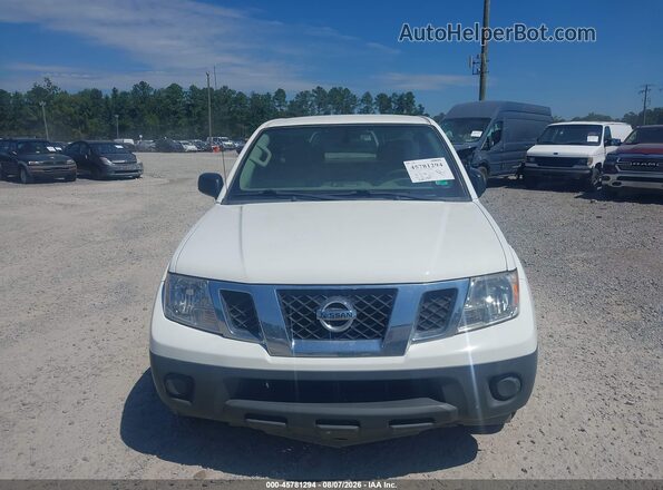 1N6BD0CT2JN765697 2018 NISSAN FRONTIER Белый Вид щитка приборов