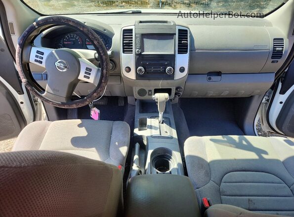 1N6BD0CT2KN737416 2019 NISSAN FRONTIER White Dashboard view