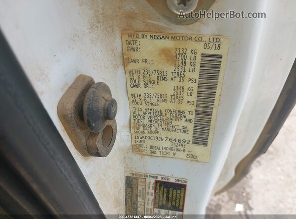 1N6BD0CT9JN764692 2018 NISSAN FRONTIER Белый Вид подкапотного пространства