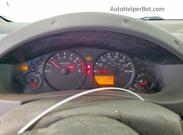 1N6BD0CTXHN742467 2017 NISSAN FRONTIER White Instrument cluster view