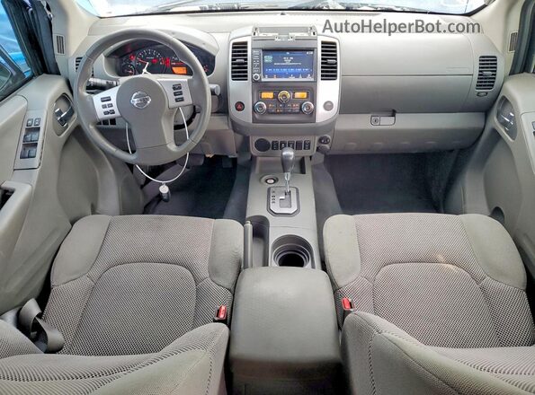 1N6ED0EA2MN719753 2021 NISSAN FRONTIER Синий Вид панели приборов