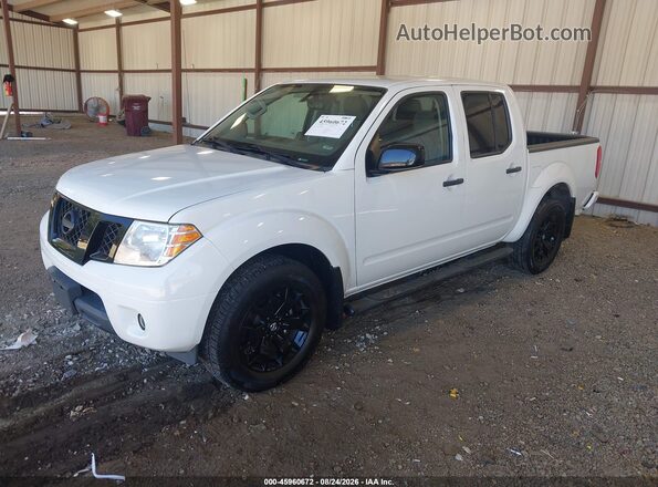 1N6ED0EB0MN711224 2021 NISSAN FRONTIER White Առջևի ձախ երեք քառորդ տեսարան