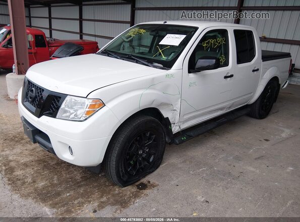 1N6ED0EB2LN703995 2020 NISSAN FRONTIER White Vista tres cuartos delantera izquierda