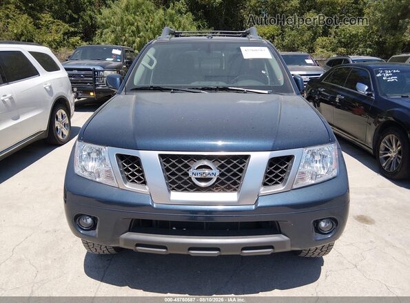 1N6ED0EBXLN701413 2020 NISSAN FRONTIER Blue Instrument cluster view