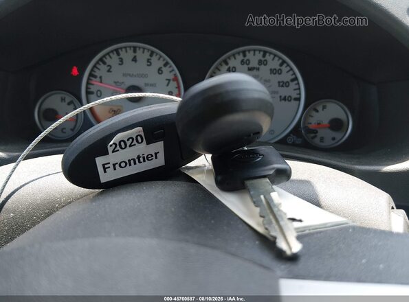 1N6ED0EBXLN701413 2020 NISSAN FRONTIER Blue Dashboard view