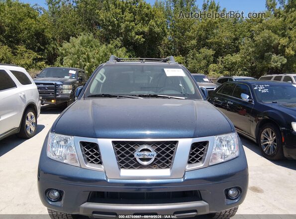 1N6ED0EBXLN701413 2020 NISSAN FRONTIER Blue Front view