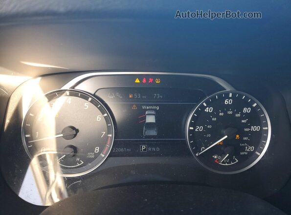 1N6ED1CL1NN627836 2022 NISSAN FRONTIER Белый Вид щитка приборов