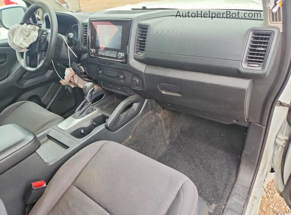 1N6ED1CL1PN661374 2023 NISSAN FRONTIER White წინა პანელის ხედი