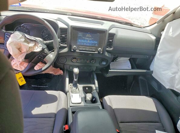 1N6ED1CL2NN619440 2022 NISSAN FRONTIER Red Вид панелі приладів