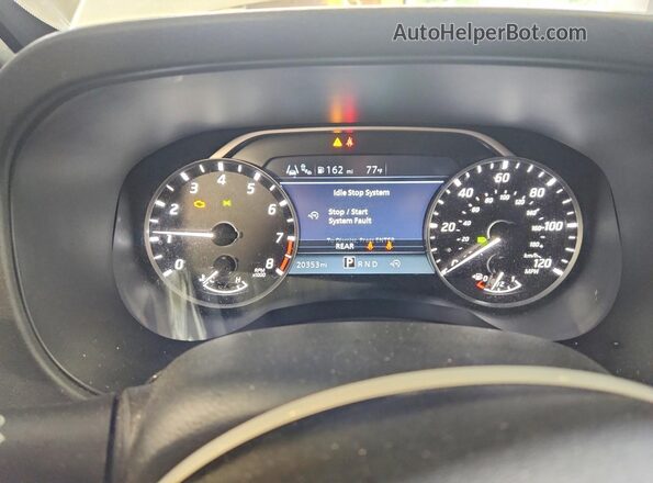 1N6ED1CL8SN607448 2025 NISSAN FRONTIER White Սարքավորումների վահանակի տեսք