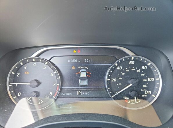 1N6ED1CL9NN664679 2022 NISSAN FRONTIER White Instrument cluster view