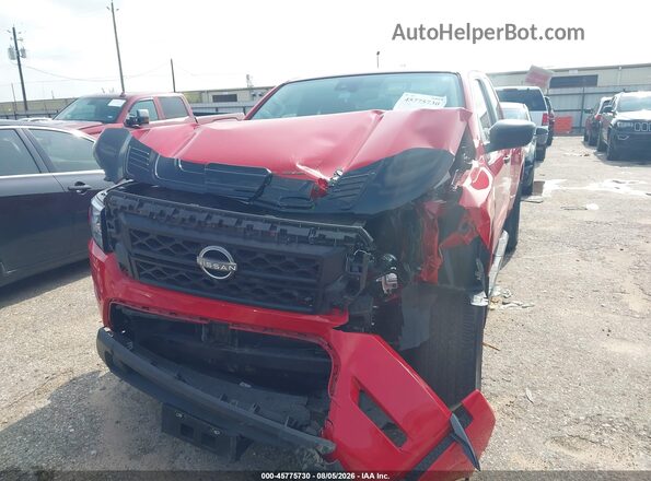 1N6ED1CLXPN636831 2023 NISSAN FRONTIER Red წინა ხედი