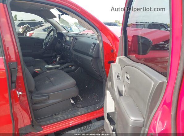 1N6ED1CLXPN636831 2023 NISSAN FRONTIER Red წინა სალონის ხედი