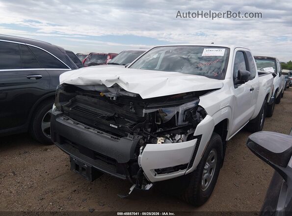 1N6ED1CM1SN649422 2025 NISSAN FRONTIER Белый Передняя левая четверть