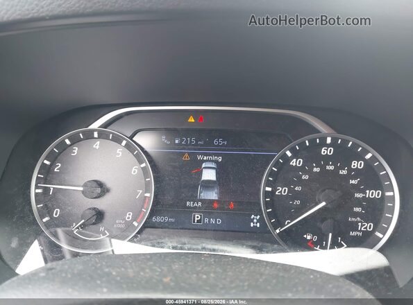 1N6ED1CM7TN621237 2026 NISSAN FRONTIER White უკანა სავარძლების ხედი