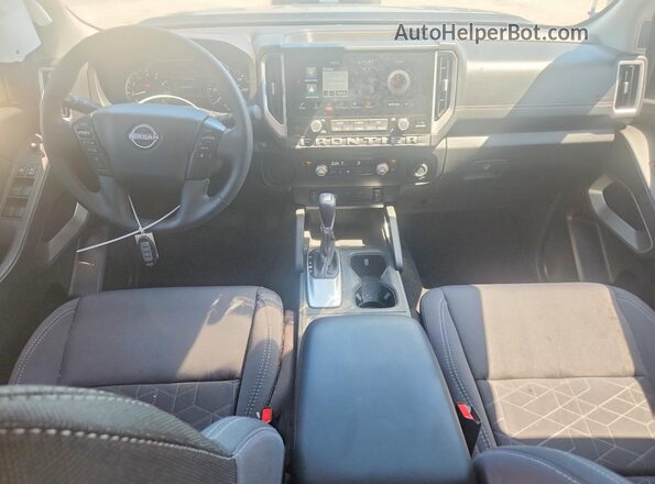 1N6ED1EJ0SN645848 2025 NISSAN FRONTIER Black Dashboard view