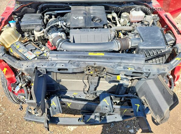 1N6ED1EJ1NN618579 2022 NISSAN FRONTIER Красный Вид задней части салона