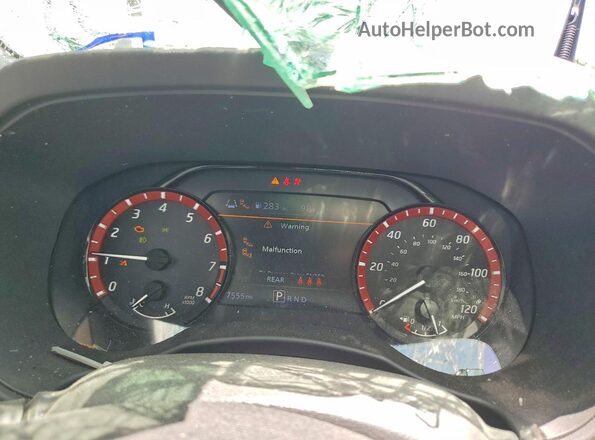 1N6ED1EJ9SN646433 2025 NISSAN FRONTIER Gray Вид щитка приладів