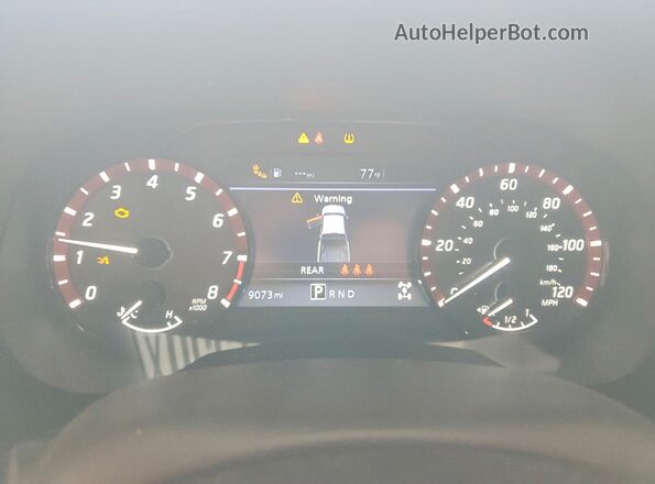 1N6ED1EK2SN616053 2025 NISSAN FRONTIER Оранжевый Вид щитка приборов