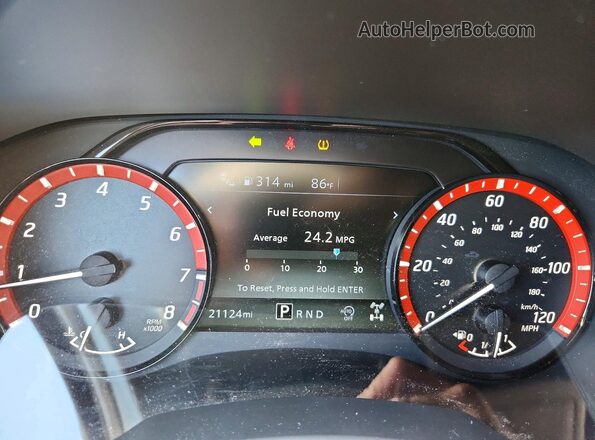 1N6ED1EK5SN633221 2025 NISSAN FRONTIER Gray Widok zestawu wskaźników
