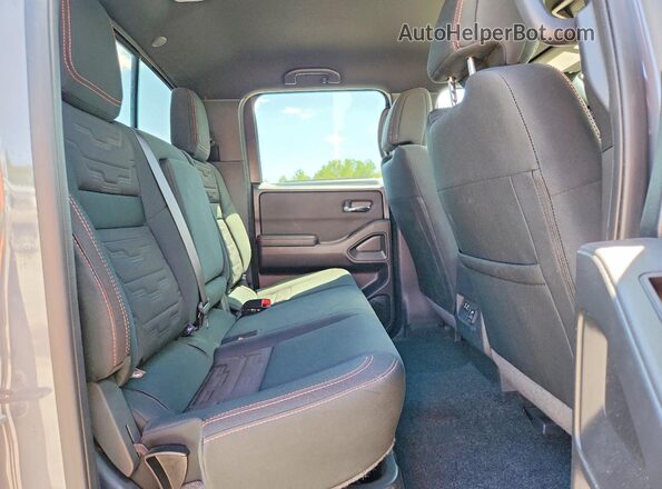 1N6ED1EK5SN633221 2025 NISSAN FRONTIER Gray Widok tylnych siedzeń